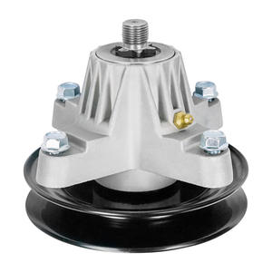 Conjunto de husillo para cortacésped A10189 618-04825, polea con tuercas de montaje para reemplazo de piezas de cortacésped - Product Image 1