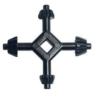 Clé de perceuse 4 en 1, clé de mandrin multifonctionnelle pour perceuse électrique, tige hexagonale en acier au carbone - Product Image 1