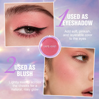 HANDAIYAN H3072 Palette de fards à joues scintillants, poudre pressée haute pigmentation, résistante à l'eau, marque privée, maquillage visage en gros
