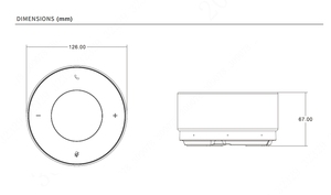 Hitrolink asp30 năng động Micro không dây omni-directional 4 tầng Micro phòng hội nghị di động - Product Image 6