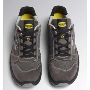 DIADORA UTILITY-701,179897-D0443/44 Zapatos de seguridad de acero gris/antracita de corte bajo antiarañazos e hidrófugo Perwanger lea - Product Image 2