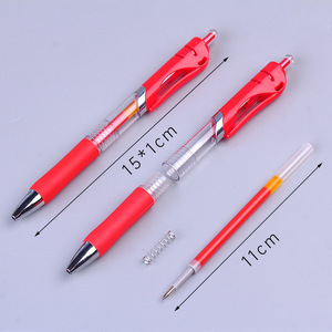 K35 Gel Pen 0.5mm Black Push <b>Button</b> Bullet Tip For Student Office Use - Product Image 2