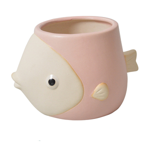 Home and Garden Decoration Accessory Planters and <strong>Pot</strong> Lovely Kissing <strong>Fish</strong> Ceramic Flower <strong>Pots</strong> - Product Image 6