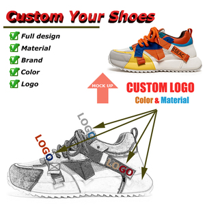 Productos más vendidos 2024, zapatillas de deporte con aumento de altura gruesas personalizadas de alta calidad para hombre, zapatos para caminar para mujer - Product Image 3