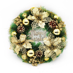 Guirnalda Navideña Artificial Ecológica, Adornos Colgantes para Decoración Interior, Corona de 30 cm, Múltiples Colores para Fiestas en Casa - Product Image 3