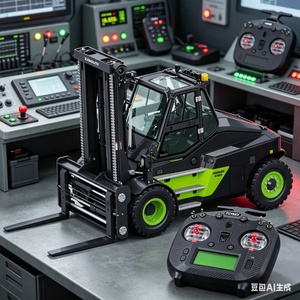 Kabolite Nouveau SJY-K180-100S Chariot élévateur RC hydraulique tout métal, Voiture télécommandée, Camion modèle RC, Excavatrice, Moteur brushless - Product Image 6