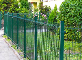 High Security 3d Curved Fence Panels 3d Welded Mesh Fencing 2500mm width
