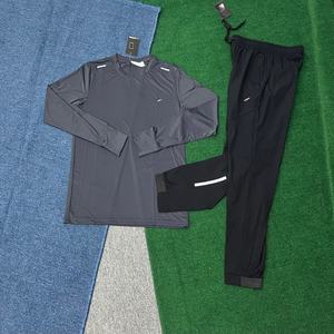 Nieuw merk sport hardlopen fitnesstraining stretch atletiek heren en dames sport-T-shirt met lange mouwen en ritssluiting - Product Image 3