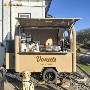 JINLIJING Carro De Comida Movil <strong>Fast</strong> <strong>Food</strong> Truck Baking Equipment Mobile Ice Cream Cart Street <strong>Food</strong> Trailer With USA Standard - Product Image 1