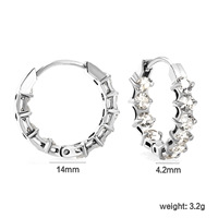 Boucles d'oreilles en zircon rose, bijoux de luxe, mode féminine, boucles d'oreilles personnalisées, vente en gros, accessoires uniques et tendance TGES9202