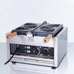 เครื่องทำวาฟเฟิลรูปอุจจาระเชิงพาณิชย์ 220v/50hz-110v/60hz เครื่องทำขนมรูปอุจจาระ เครื่องทำแพนเค้กรูปอุจจาระสำหรับร้านอาหาร - Product Image 2