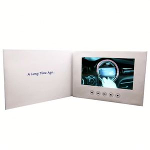 7 Inch LCD Screen Business Promotional Motion Digital <b>Wedding</b> Invitation Greeting <b>Card</b> Album Mailer Gift <b>Box</b> Book Video Brochure - Product Image 2