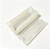 Boîte de rangement pour plaquettes de silicium semi-conducteur de 2/3/4/5/6/8/12 pouces, boîte de transport en plastique pour plaquettes