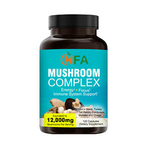 Cápsulas de Colágeno Marino con Complejo de Hongos OEM ODM, Cápsulas con Mezcla de Hongos y Extracto de Cordyceps que Favorecen la Claridad Mental - Product Image 1