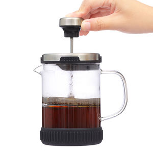 فاخرة صغيرة بسعة كبيرة للسفر مع الفولاذ المقاوم للصدأ يدوية آلة صنع قهوة قهوة فرنسية يدوية - Product Image 4