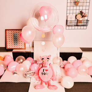 Scatola Sorpresa con Palloncini per Dichiarazioni d'Amore, Proposta di Matrimonio, <span class=keywords><strong>Regalo</strong></span> <span class=keywords><strong>Romantico</strong></span> Esplosivo per <span class=keywords><strong>San</strong></span> <span class=keywords><strong>Valentino</strong></span> e Compleanno - Product Image 5