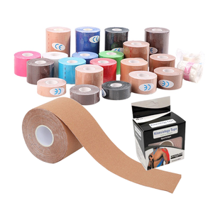 Sports athlétiques perforés 7.5 cm pré-coupé <span class=keywords><strong>genou</strong></span> visage motif hypoallergénique Kinesis Bandage Types cinétiques de bande de kinésiologie - Product Image 6