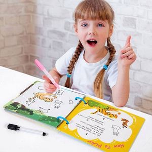 Juguete Educativo de Aprendizaje, Libros para Colorear con Agua Mágica para Niños Pequeños - Product Image 2
