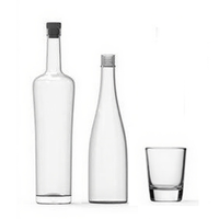Bouteille en verre de haute qualité de 700ml pour diffuseur d'emballage de liqueur et échantillon gratuit en gros bouchon vide scellé