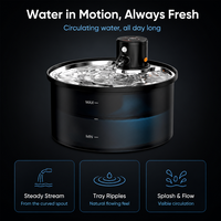 Fontaine à eau sans fil pour chat, nouveau distributeur d'eau automatique pour animaux de compagnie, rechargeable, gamelle sans fil pour chien