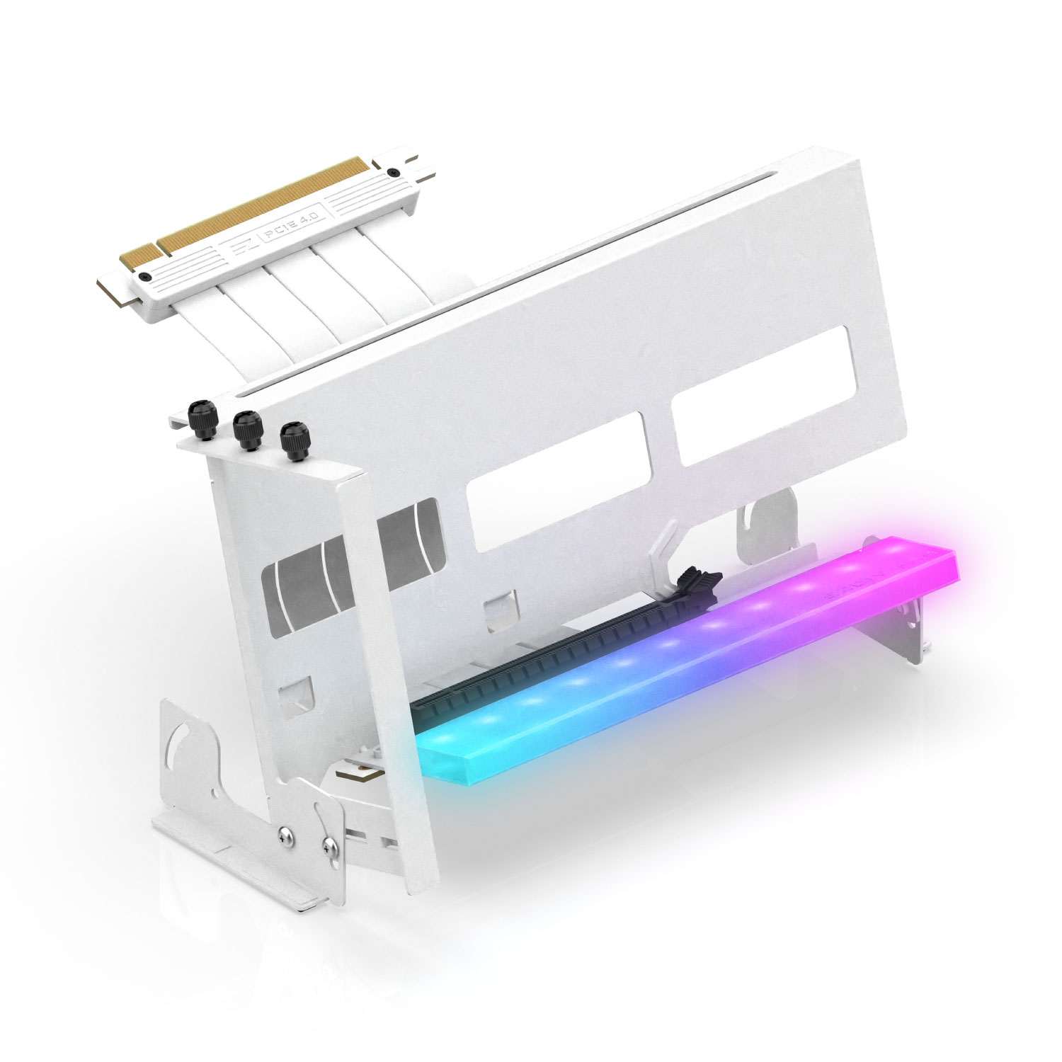 upHere New Graphics Card Holder Vertical Bracket PCI-E PCIe 4.0 X16 GPU Graphics Cards Bracket Riser Card Extension Cable