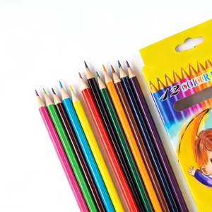 Material Escolar a Precio Económico, Juego de 12 Lápices de Colores Estándar para Arte, Lápices de Colores de Madera - Product Image 2