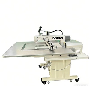 Machine à coudre industrielle professionnelle électronique automatique à point noué, à plat, à une aiguille, neuve - Product Image 3
