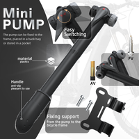 Portable Mini Portable Vélo Pompe À Main En Aluminium Vélo Main Pompe À Air Portable Vélo Pneu Pum
