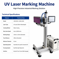 Máquina de Marcado Láser UV de 5W 10W 355nm para Marcado en Frío de Tapas de Plástico, Botellas de Vidrio, Etiquetas, Fechas, Códigos QR, Logotipos, Proveedor de Fábrica con Certificación CE
