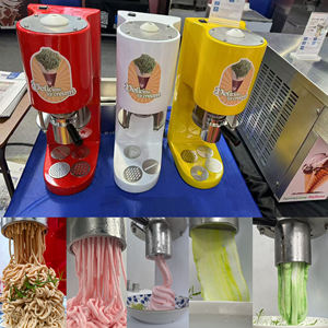 QDMECH Low Cost Industrial <strong>Spaghetti</strong> Press <strong>Ice</strong> <strong>Cream</strong> <strong>Machine</strong> High Capacity Noodle Shape Soft Serve Pasta <strong>Ice</strong> <strong>Cream</strong> For Sales - Product Image 5