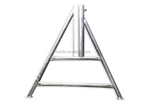 Barrera de Control de Tráfico de Aluminio para Obras de Construcción, Aislamiento de Multitudes, Longitud Seleccionable, Barrera de Advertencia de Doble Cara - Product Image 5