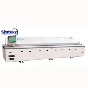 JTR-800 1000 1200 Mesin Smt Solder Reflow Bebas Timbal Udara Panas Oven Reflow untuk Jalur Perakitan Pcb