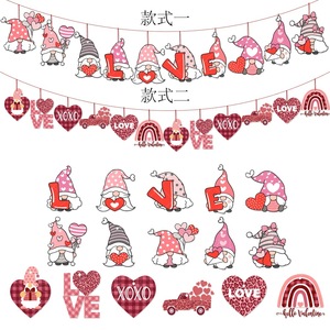 Juego de Adornos Colgantes de Corazón de Amor de San Valentín, Decoración Romántica para Ella y Él, Recuerdos de Fiesta de Aniversario de Bodas, Suministros de Decoración para <span class=keywords><strong>el</strong></span> Hogar - Product Image 6