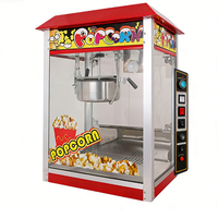 Machine à popcorn électrique robuste, directement de l'usine, machine à popcorn industrielle, équipement de collation commercial, fabrication de popcorn