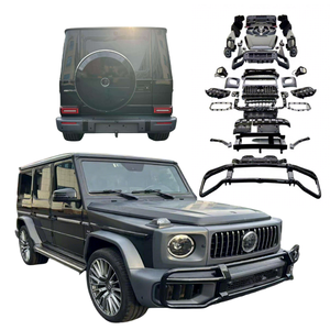ชุดบอดี้<span class=keywords><strong>ส</strong></span>ำหรับ Mercedes Benz G Class W463 2002-2018อัพเกรดเป็น W465 AMG G63กันชนหน้าหลังการแปลงแบบพอดีโดยตรง - Product Image 1