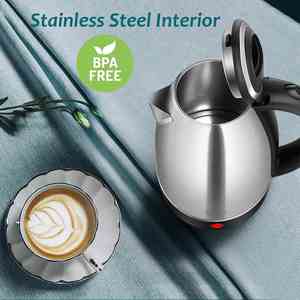 Stainless Steel 2.0L Electric <b>Kettle</b> Hot <b>Water</b> Tea <b>Kettle</b> for Boiling <b>Water</b> with Fast Boil Auto Shut-Off & Boil Dry Protection - Product Image 5