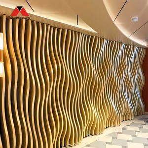 Baffle acoustique décoratif en aluminium pour panneaux muraux, baffle mural en aluminium pour décoration intérieure et extérieure - Product Image 1