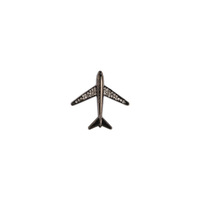 Broche vintage steampunk avion pour homme et femme, épingle de revers, badge rétro en métal, bijou charme roue d'avion pour manteau, veste, cadeau
