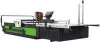 Machine de découpe de tissu à couteau droit multi-matériaux de haute précision