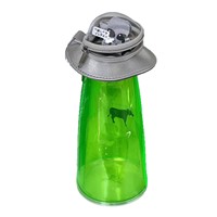 Trousse à crayons transparente verte 3D UFO Alien, jolie trousse à stylos à fermeture éclair pour enfants, étudiants, organisateur de papeterie scolaire et de bureau