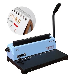 Nhà Máy Văn Phòng TD-13 3:1 Kim Loại Xoắn Ốc Cuộn Dây Đôi Máy Ràng Buộc Dây O Cuốn Sách 10 Lỗ Máy Ràng Buộc Cho A4 Giấy - Product Image 3