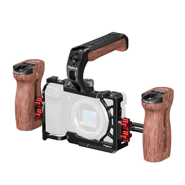 Accept Custom Logo Aluminum Alloy Protective Vlogging Camera Frame Metal Camera Cage Camera Rig Accessories
