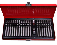 Kit de réparation automobile de 40 pièces, jeu de tournevis à tête étoilée à 12 coins motif fleur de prunier