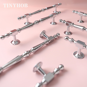 Tùy biến Châu Âu cổ điển đường thẳng đứng rắn brass ngăn kéo knobs t Bar xử lý cho phòng ngủ cửa tủ phần cứng DC-5007 - Product Image 3