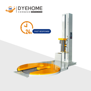 Pallet <b>Stretch</b> Film Turntable Wrapping <b>Machine</b> M Type Pallet Pre-<b>stretch</b> Wrapping <b>Machine</b> for Forklift - Product Image 6