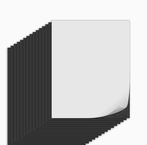 Wholesale Self Adhesive Flexible Magnetic Sheets A4 Size Rectangle Art <b>Paper</b>/PVC Logo Stickers DIY Craft Photo Fridge Magnets - Product Image 1