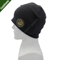 Casquettes Skully personnalisées en TPU flexible avec logo métallique, pour motards, femmes et hommes, avec chapeaux de créateur pour hommes, bonnets en polyester, fabricant sur mesure