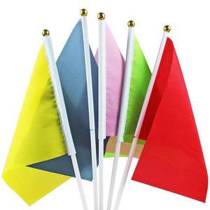 AI-MICH Hot Sale Custom Flag Double Sided Print Wholesale Hand Pole Festival Flag and Banner 100% Polyester Custom Hand Flags