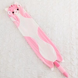 Peluche en forme de chat long jaune, jouet en peluche, poupée, adorable, grande poupée en tissu, coussin, poupée pour se coucher paresseusement, poupée pour les jambes - Product Image 5