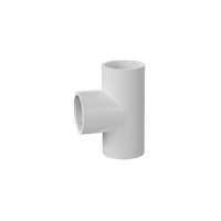 Raccords de tuyauterie en PVC SCH40 ASTM D2466/D1785 à surface lisse pour le support de l'eau